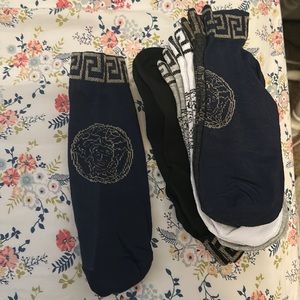 5 pairs Versace shirt socks